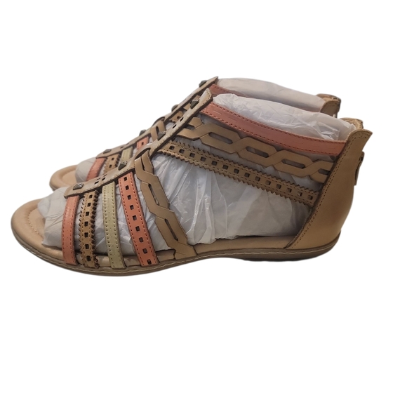 Earth Women's Brown Multi Leather Sandals With Box Size 8.5 B - Picture 6 of 9